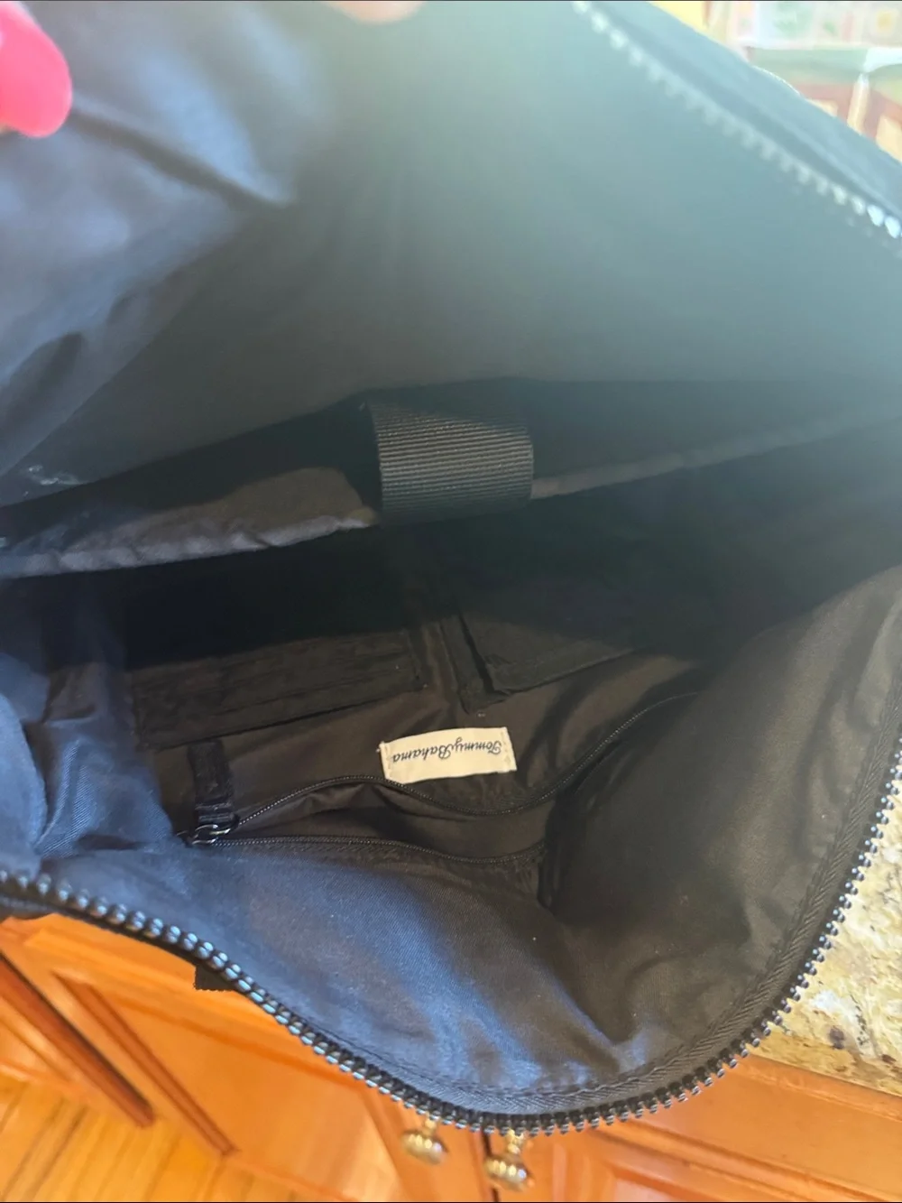 Black Canvas Tote Backpack - Versatile Everyday Bag